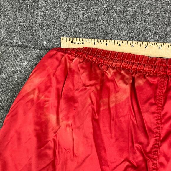 Nike Colorblock Shorts Mens Size XL Red Black White Retro Drawstring Lined - Picture 11 of 12